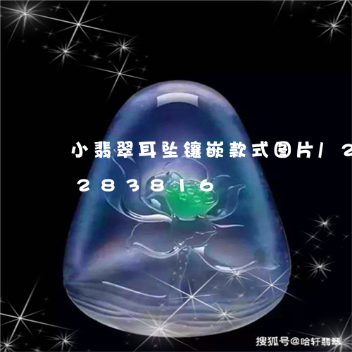 小翡翠耳坠镶嵌款式图片/2023110283816