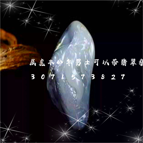 属虎本命年男士可以带翡翠貔貅吗/2023071573827