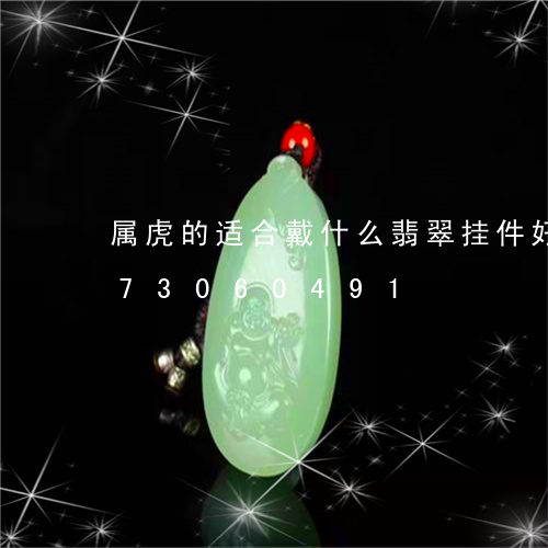 属虎的适合戴什么翡翠挂件好/2023073060491