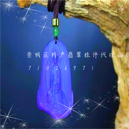 崇明区特产翡翠挂件代理品牌/2023071026971