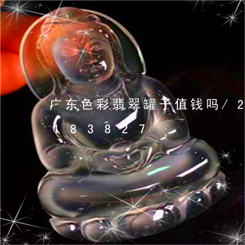 广东色彩翡翠罐子值钱吗/2023103183827