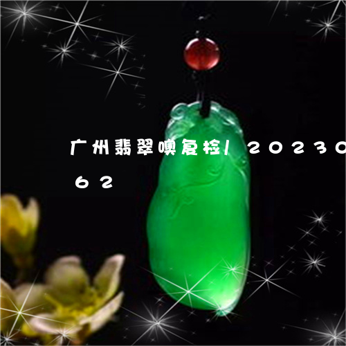 广州翡翠噢复检/2023081160262