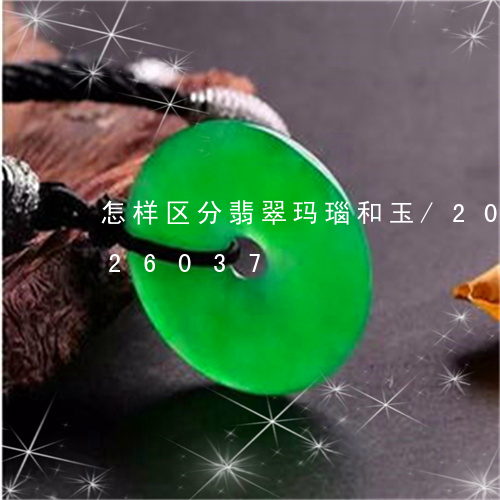 怎样区分翡翠玛瑙和玉/2023092926037