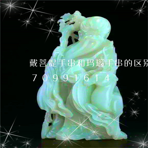 戴菩提手串和玛瑙手串的区别/2023070991614