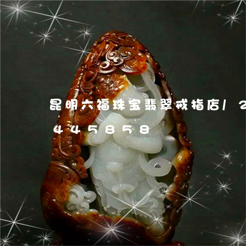 昆明六福珠宝翡翠戒指店/2023112445858