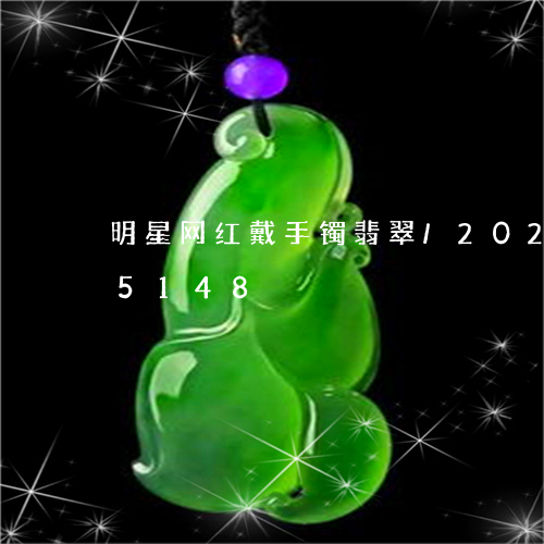 明星网红戴手镯翡翠/2023102545148