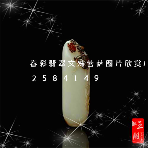 春彩翡翠文殊菩萨图片欣赏/2023112584149