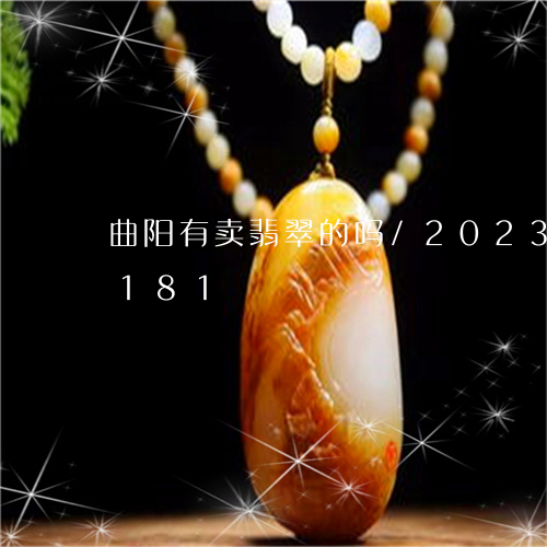 曲阳有卖翡翠的吗/2023102438181