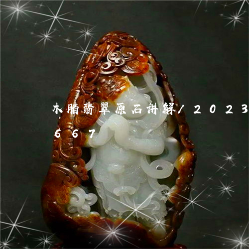 木腊翡翠原石讲解/2023033073667