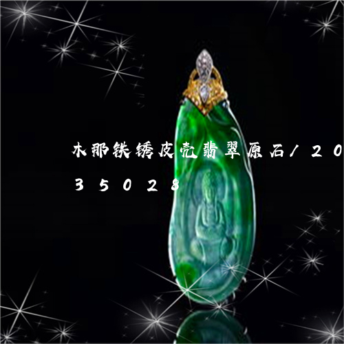 木那铁锈皮壳翡翠原石/2023082435028