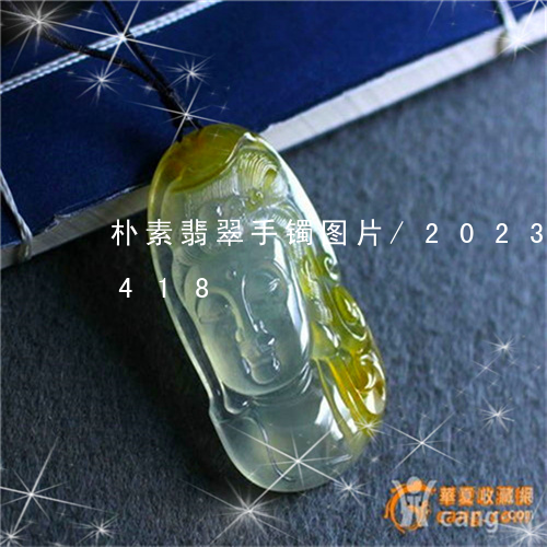 朴素翡翠手镯图片/2023033012418