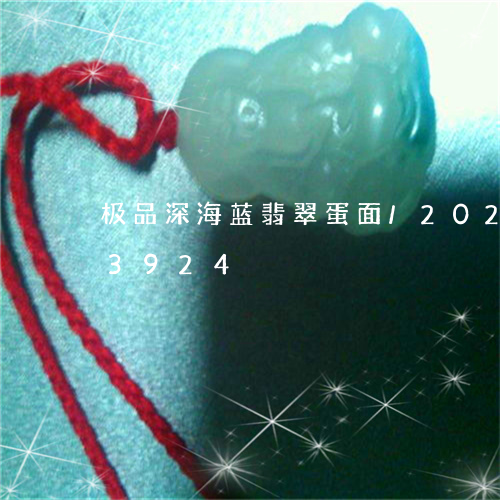 极品深海蓝翡翠蛋面/2023102503924