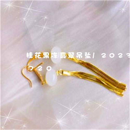 桂花果冻翡翠吊坠/2023033174720