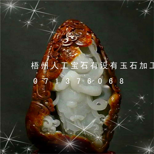 梧州人工宝石有没有玉石加工的/2023071376068