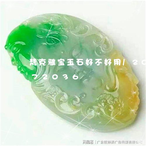 梵克雅宝玉石好不好用/2023112472036