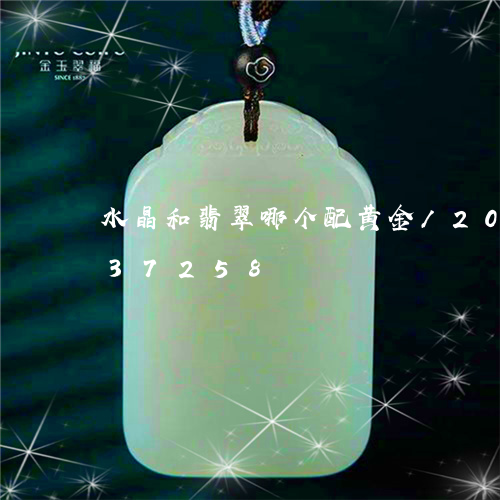 水晶和翡翠哪个配黄金/2023112337258