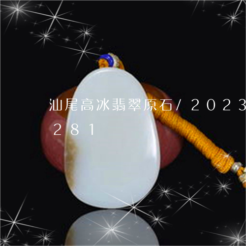 汕尾高冰翡翠原石/2023033101281