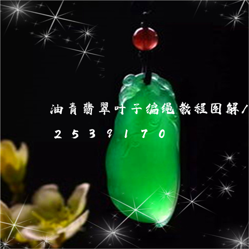 油青翡翠叶子编绳教程图解/2023112539170