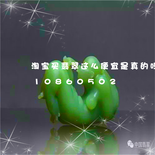 淘宝买翡翠这么便宜是真的吗/2023110860502