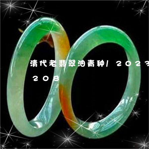 清代老翡翠油青种/2023033176208