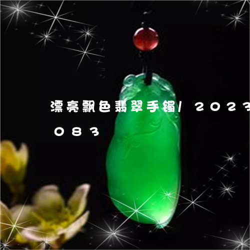 漂亮飘色翡翠手镯/2023042622083