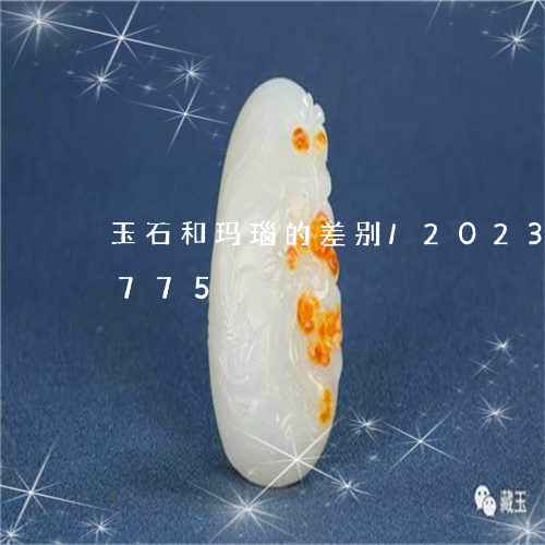 玉石和玛瑙的差别/2023042620775