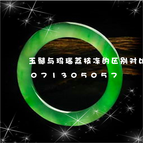 玉髓与玛瑙荔枝冻的区别对比图/2023071305057