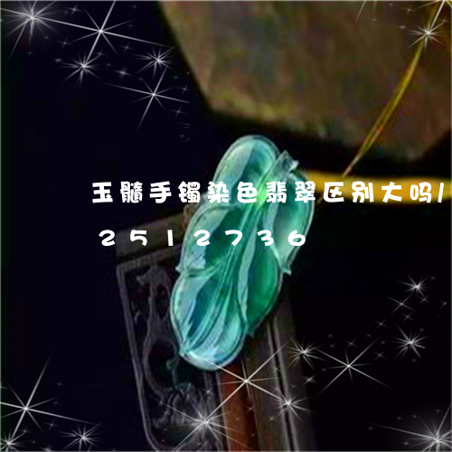 玉髓手镯染色翡翠区别大吗/2023112512736