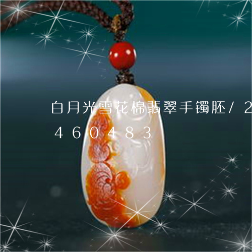 白月光雪花棉翡翠手镯胚/2023112460483