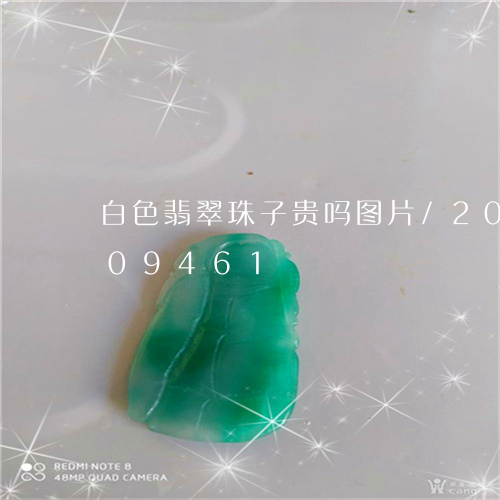 白色翡翠珠子贵吗图片/2023120809461