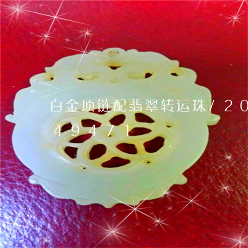 白金项链配翡翠转运珠/2023120749471