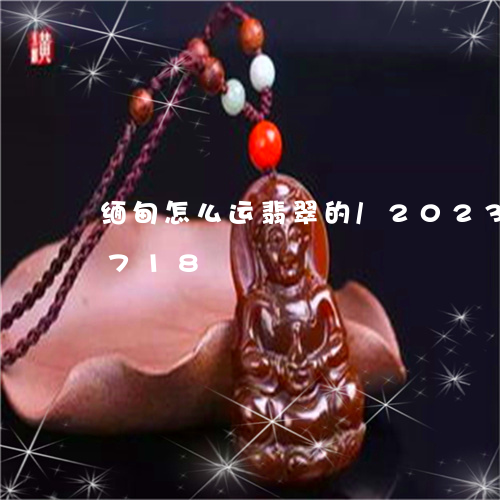 缅甸怎么运翡翠的/2023120724718