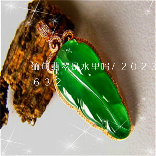 缅甸翡翠是水里吗/2023041729632