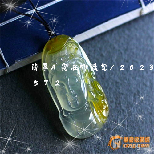 翡翠A货在哪进货/2023120748572