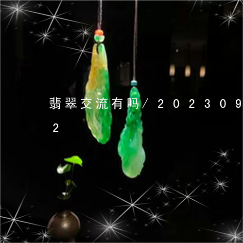 翡翠交流有吗/2023092538372