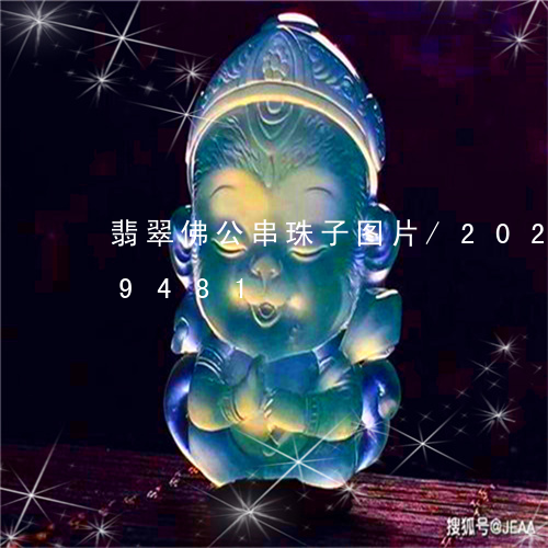 翡翠佛公串珠子图片/2023112379481