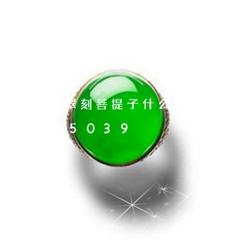 翡翠刻菩提子什么寓意/2023092725039