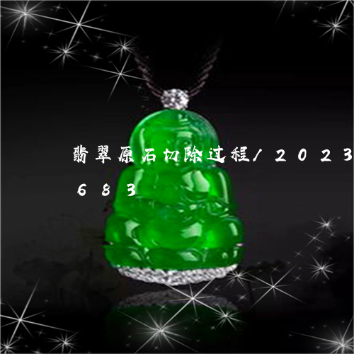 翡翠原石切除过程/2023120569683