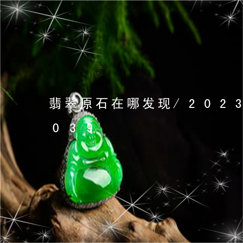 翡翠原石在哪发现/2023120625039