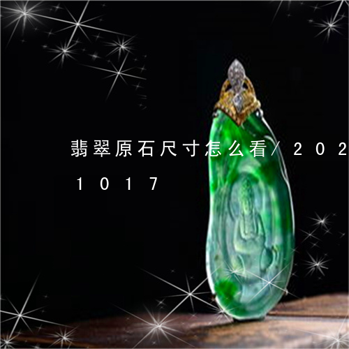 翡翠原石尺寸怎么看/2023102621017