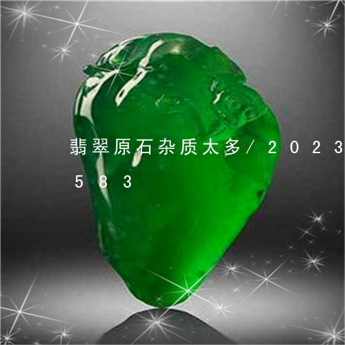 翡翠原石杂质太多/2023120568583