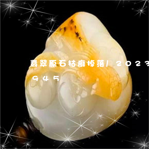 翡翠原石枯癣掉落/2023041612945