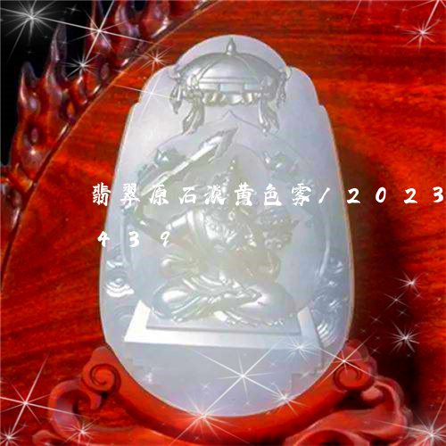 翡翠原石淡黄色雾/2023041681439