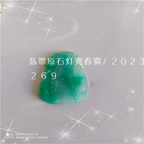 翡翠原石灯光看雾/2023120517269