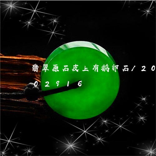 翡翠原石皮上有鹅卵石/2023081402916