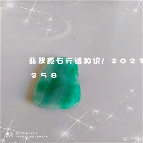 翡翠原石行话知识/2023120427258