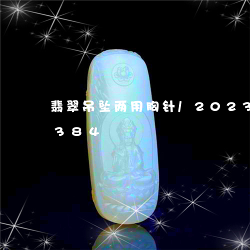 翡翠吊坠两用胸针/2023041474384