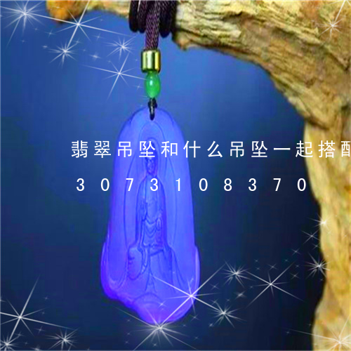 翡翠吊坠和什么吊坠一起搭配好看/2023073108370