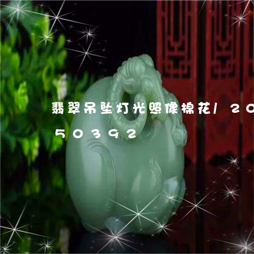 翡翠吊坠灯光照像棉花/2023081450392