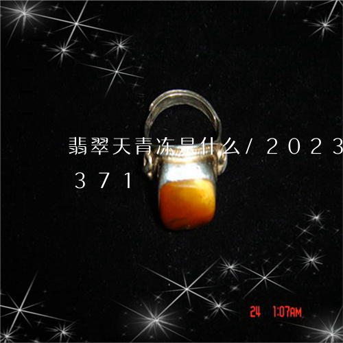 翡翠天青冻是什么/2023120416371